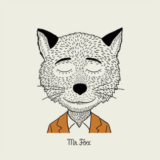 Illustration for article titled Illustrations of characters from Wes Anderson movies